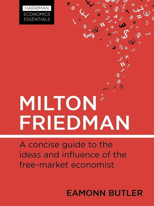 Title details for Milton Friedman by Eamonn Butler - Wait list